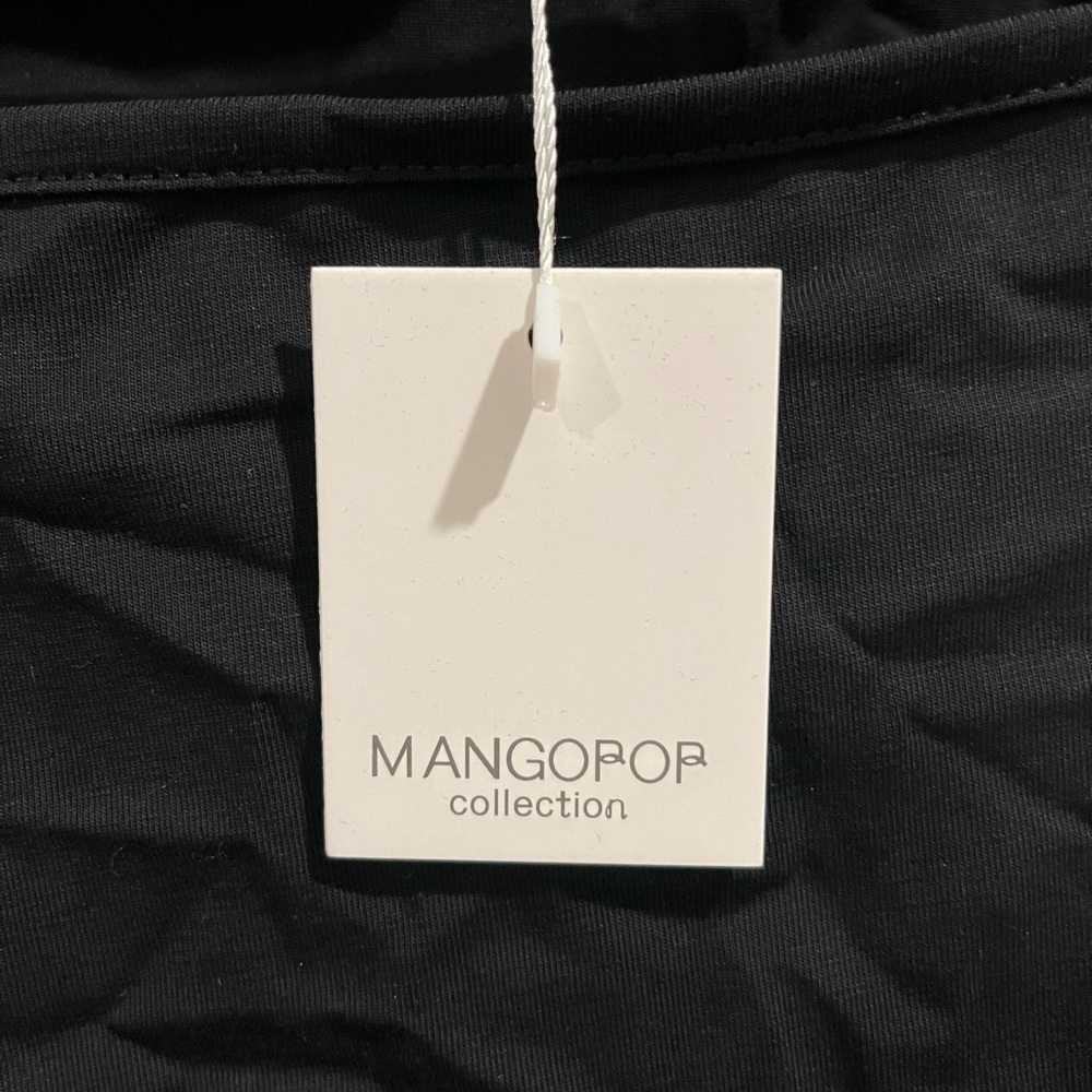 MANGOPOP Women's Square Neck Long Sleeve Bodysuit Tops XSmall - Picture 6 of 6